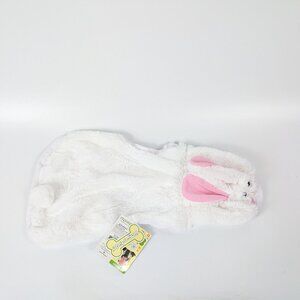 NWT Wag-a-Tude White Easter Bunny Dog Costume Hoodie Medium